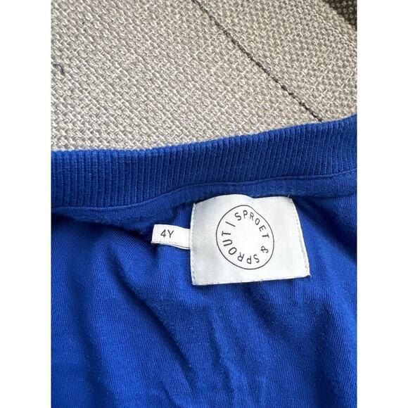 🔴Sproet &‎ Sprout - Cardigan stripe Squirrel Ultra blue - Picture 5 of 7